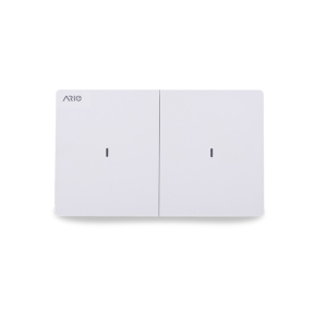 Công tắc thông minh BLE 2 nút Ario chữ nhật 1