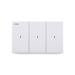 Công tắc thông minh BLE 3 nút Ario chữ nhật 35