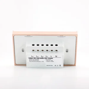 Công tắc cảm ứng cầu thang tích hợp cảm biến thông minh BLE Chữ Nhật