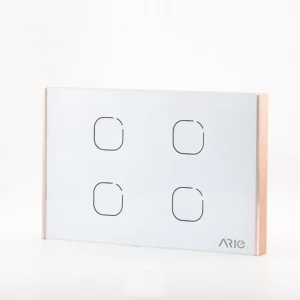 Công tắc cảm ứng thông minh BLE 4 nút chữ nhật